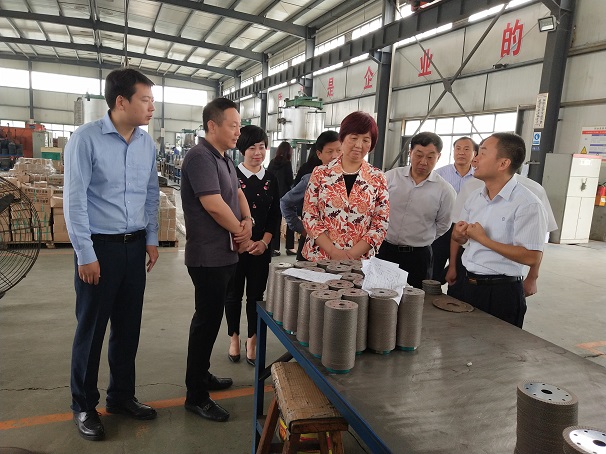 省人大常委會常務副主任、黨組書記王玲一行來湖北昌利公司視察